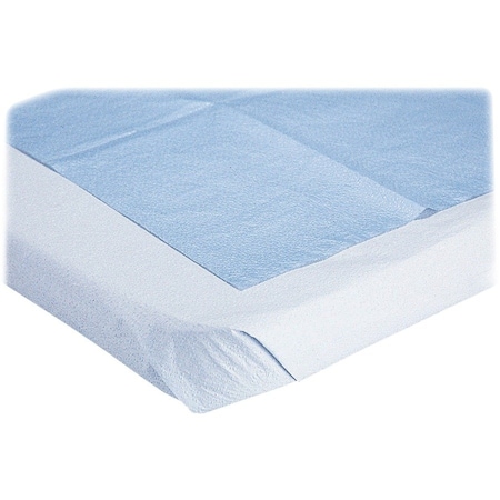 Medline Stretcher Sheet, Disposable, 40"x72", 50/BX, Blue, PK50 MIINON24333